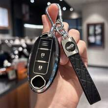 Premium TPU-sleutelhangerhoes voor Nissan - compatibel met X-Trail, Qashqai, Juke, Teana, Altima en Ariya (2022/2023) - auto-afstandsbedieningshoeshouder