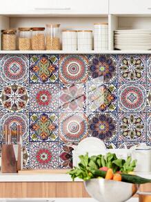 10 piezas de papel tapiz decorativo para el hogar, adhesivos de pared de mosaico creativos DIY autoadhesivos, antiadherentes y antiensuciamiento para cocina, baño, sala de estar, dormitorio y fondo de pared de TV para embellecer el espacio