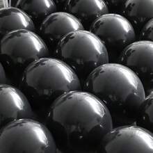 130 个黑色气球，纯黑色气球花环拱门套件，适用于生日派对、毕业典礼、迎婴派对、婚礼、节日装饰和周年纪念 - 黑色 - 查看 8