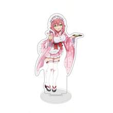Anime Kimi No Koto Ga Dai Dai Dai Dai Daisuki Na Hyaku-Nin No Kanojo Decoración de marca de soporte acrílico de conejo de Pascua de 15 cm de alto
