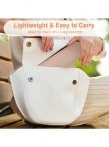 1pc Large Capacity Silicone Makeup Brush Holder, Soft & Smooth Cosmetic Tool Storage Box, Jewelry Box, Makeup Brush Bag, Brush Holder, Perfume Storage Box, Cosmetic Bag, Great Gift For Women, Christmas Gift - Khaki - View 5