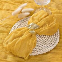 12pcs Bohemian Style Crinkle Cloth Napkins Wrinkled Napkins, Suitable For Wedding, Festival, Birthday, Daily Use And Various Parties