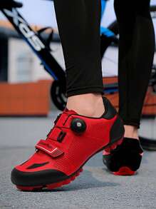 2025 Bestseller, MTB Męskie Profesjonalne Buty Rowerowe, Outdoor Mountain Riding Sports Shoes, Antypoślizgowe I Odporne Na Zużycie, Wygodne, Z Szybką Klamrą Zapadkową Kompatybilne Z Pedałami Systemu SPD, Odpowiednie Do Różnych Środowisk - Burgund - Zobacz 2