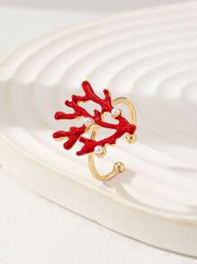 1 Pc Starfish Coral Ring For Women Summer Sea Beach Travel Rings Jewelry