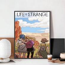 Tranh treo tường (1 cái/3 cái) chủ đề Game Anime cổ điển, Life Is Strange The Storm, không khung, phong cách Club Bar, tranh nghệ thuật treo tường phòng ngủ/phòng học, tranh canvas không khung/có khung. - Nhiều màu - Xem 14