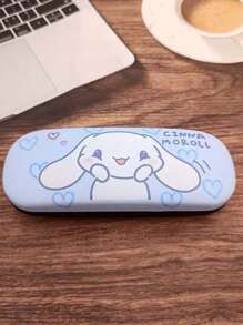 Sanrio Astuccio per occhiali carino con il personaggio Kuromi viola per donna, organizer per gioielli e occhiali da sole rosa con stampa My Melody, resistente e compressibile, accessorio portaocchiali estivo blu Cinnamoroll essenziale per auto e viaggio, portaocchiali da scrivania per scuola e ufficio, articoli Pochacco, regali di gruppo per damigelle, infermiere e insegnanti, regali per ragazze per vacanze e compleanni, articoli autorizzati Sanrio.