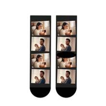 1 Pair Customized 3D Printed Portrait/Photo Socks, Unisex Personalized Novelty Crew Socks, Interesting And Unique Gifts For Easter, Women's Day, Father's Day, Celebrations, Parties, And Special Occasions - Multicolor - View 18
