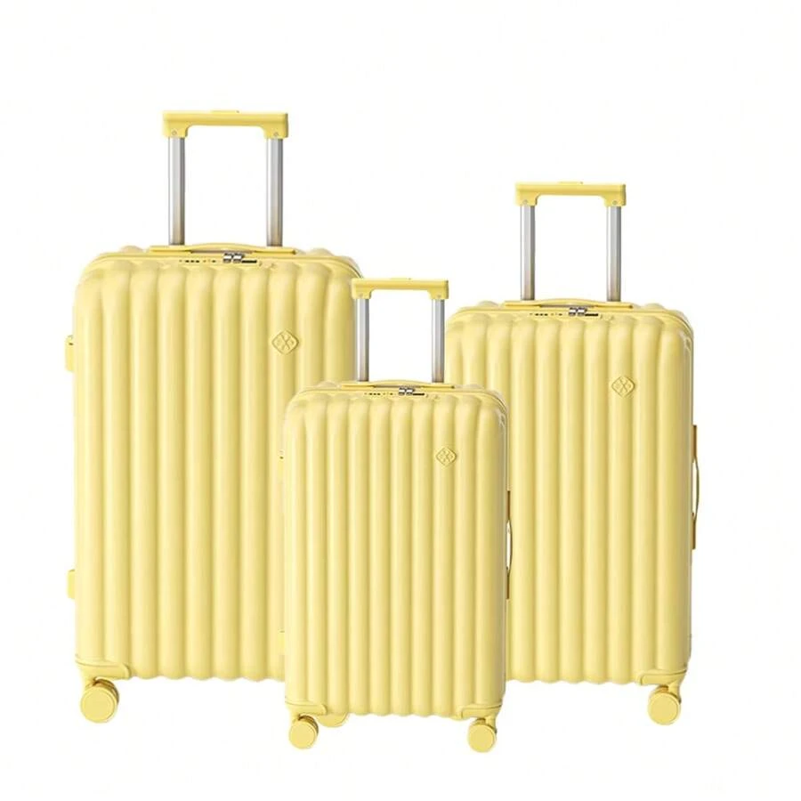 20/24/28 Inch Wheeled Luggage Set With Expandable Capacity, ABS+PC ...
