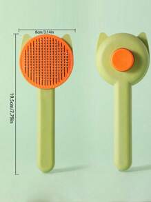 1PC Cat Lover And Cat Mom Love Brush Remove Hair Cat/Dog Lover Gift And Dog/Cat Mom Love Pet Hair Removal Comb For Cat Lover And Cat Mom Loves Non-Slip Grooming Brush Stainless Steel Dog Lover And Dog Mom Love Combs Brushes Cat Lover And Cat Mom Love Accessories