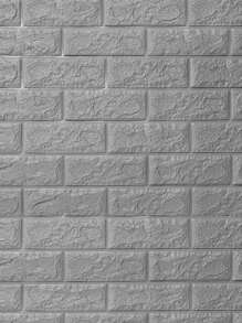 10pcs Brick Pattern Wall Paper, Modern Plain 3D Wall Paper For Home,Renovation Stickers Peel Wall Panels,Wall Paper, Wallpapers,Spring Decoration Items Refresh Your Home,Rama Decoration Stickers Gifts Birthday Graduation - White - View 7