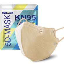 10PCS Highly Attractive Level Adult Disposable Disposable 5D Three-Dimensional KN95 Protective Mask 3DMASK Four Layers, For Both Men And Women