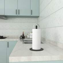 Paper Towel Holder Countertop, Standing Paper Towel Roll Holder For Kitchen Bathroom,Stainless Steel