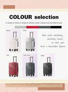 A 20-Inch Multifunctional Front-Opening Cabin Suitcase: This Suitcase Adopts A Front-Opening Design, Meets Boarding Standards, Has Smooth Universal Wheels, And A TSA Customs Lock. It Is Suitable For Short-Distance Business Trips, Daily Commuting, Weekend Vacations, Short-Term Trips, Students Going To School, And Travel Essentials. It Can Also Be Used As A Moving Gift Or A Holiday Gift For Friends.