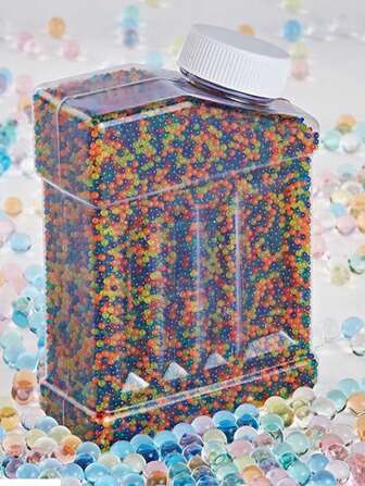 60,000 颗彩色水珠、水母珠，可用作花瓶填充物、圣诞装饰、婚礼中心装饰、完美礼物