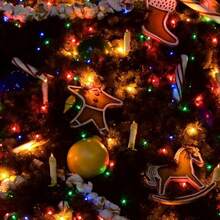 1 قطعة ضوء تزييني بتصميم ذيل الحصان الصمام، مصباح عمود خشبي لحديقة الخارجية، إضاءة لممر الحديقة والحديقة والمنزل وحفلات، تعمل بالطاقة عبر USB، مناسب لجميع المواسم - الضوء الملون - مشاهدة 5