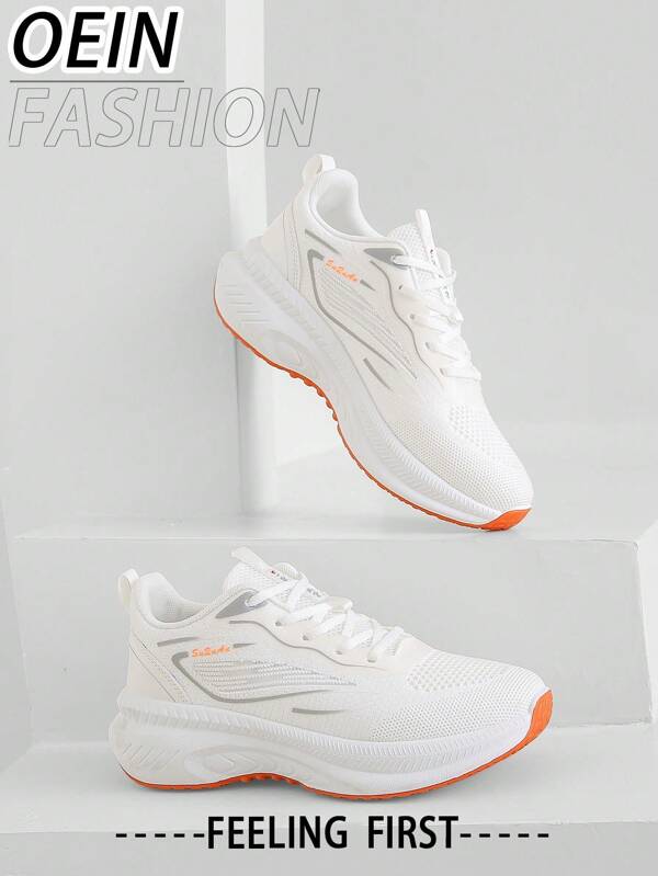 OEIN Damen Sportschuhe für Outdoor Laufen Alltag Lässig Fashion Schule Wind atmungsaktiv bequem rutschfeste Sohle Verschluss Design vorne