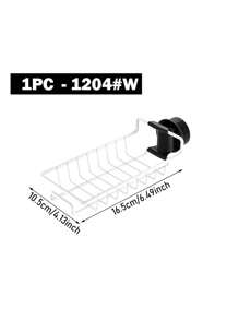 1/2pcs Faucet Stand With Sponge Holder, Soap And Brush Tray - Height And Direction Adjustable, Perfect For Bathroom And Shower Storage Of Towels And Shampoo, Bathroom Accessories - Multicolor - View 13