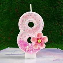 Shiny Pink Number Candles, Birthday Candles, Birthday Decorations, Happy Birthday, Cake Candles, Room Decorations