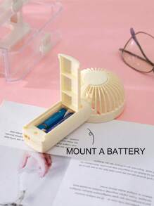 Portable Handheld Mini Fan | Single Speed Personal Cooling, AAA Battery Powered Travel/Outdoor/Commute Compact Fan, Lightweight, Can Be Clipped On Instantly (Child-Friendly, Can Be Given As Gifts Anytime, Batteries Not Included),Spring Summer Picks,Brides Maid Gifts,Room,Bedroom Decor,Beach,Travel,For Men,For Women,Vacation,Cute Stuff - Multicolor - View 4