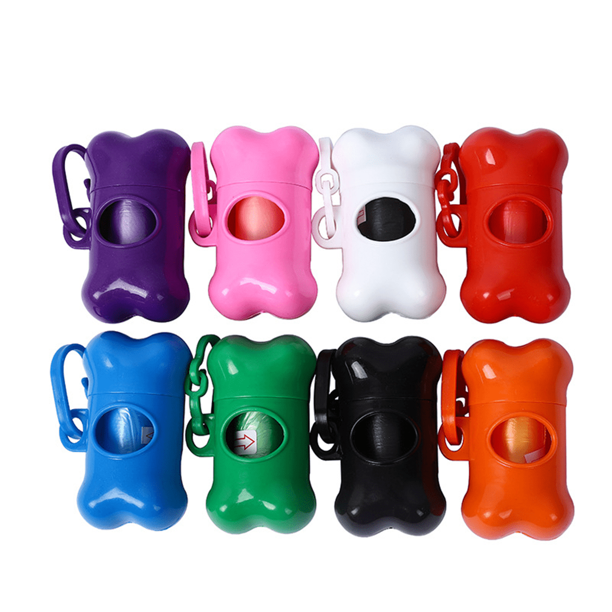 Ramasse-crottes de chien avec sac poubelle, ramasseur de crottes portable
