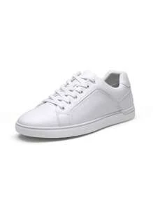 Men's Casual Dress Sneakers Skate Shoes Elevated Casual Look - trắng - Xem 7