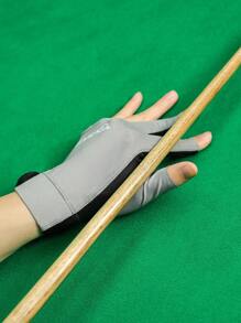 GOLOVEJOY 1pc Snooker/Billiard Glove, Left Hand Only, Thin Breathable Non-Slip 3-Finger Glove