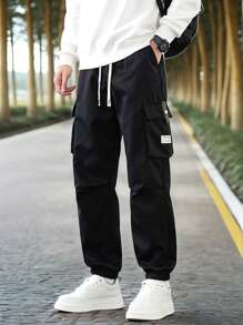 Pantalon cargo décontracté ample pour hommes, printemps/été, pantalon de travail extérieur