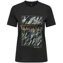 Only Allie Life Women's Short Sleeve T-Shirt In Black ✅ Delivery 24/72h To Spain (Peninsula) - Black - View 1