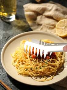 3/1pc Stainless Steel Pasta Tools - Pasta Scooper, Powder Scoop, Comb-Type Pasta Colander, Spaghetti Ruler - Multicolor - View 1