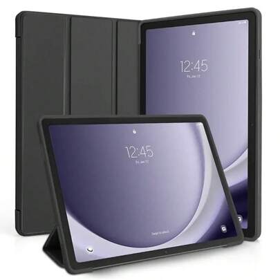 Capa protetora compatível com tablet , compatível com Samsung A9/A9PULS/8,7 polegadas/11 polegadas com função de suspensão automática, suporte triplo, capa protetora estilo empresarial de cor sólida com flip top, capa macia