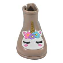 Bota Galocha Infantil Meninas Baby Unicórnio - Rosa Bebê - Visão 2