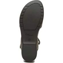 Women's Comfort Flat Sandals - Closed Toe Cork Footbed With Arch Support, Lightweight Breathable Summer Sandals For Walking, Casual Outfits, And Everyday Wear - 常春藤 - 查看 4