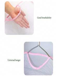 1pc Polyester Pillow Drying Rack, Foldable Pillow Drying Rack, Toy Washing Drying Mesh Bag, Home Balcony Clothes Drying Rack
