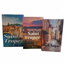 Kit 3un Caixa Porta Objetos Livro Decorativo Varias Estampas Luxo Moderno