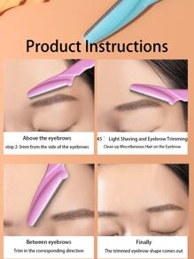 12 Stücke Augenbrauen-Rasierer, Gesichtsrasierer, Haarentfernungswerkzeuge, Pfirsich-Haarentferner, (Gelb, Schwarz, Pink, Blau) Bonbonfarben, modisch, einfach zu benutzen, glatte Haut, für alle Anlässe geeignet, Geschenke für Frauen, Beauty-Essentials, Make-up-Werkzeuge, Weihnachten, Valentinstag, Neujahrsgeschenke, machen Make-up noch exquisiter