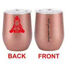 1 pieza Taza de vidrio personalizada de Nezha de 12 onzas, taza de agua/café diaria con estampado de dibujos animados de Nezha, taza sorpresa, regalo de Año Nuevo, regalo de cumpleaños, regalo del Día de San Valentín, adecuado para familia, amigos y parejas