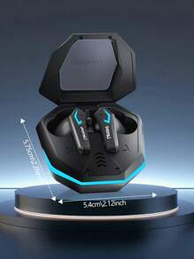 Lenovo Lenovo TG102-True Wireless Gaming Headset, Call Noise Reduction, In-Ear Sports Without Falling Off, High-Definition Stereo Sound Quality, Large Capacity And Long-Lasting Battery Life, Comfortable To Wear, Cool Mechanical Style Battery Compartment