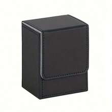 1pc - High End Stacked Card Vertical Storage Box High End PU Multi-Color Fabric Board Game 100 Card Capacity Card Storage Box Card Game Storage Stacked Storage Box Storage Bag