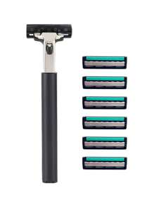 Classic Men's Manual Shaver/3-Layer Razor Blades/Men's Razor/Razor Blades