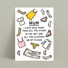 Mother's Day Cards, Pun Greeting Cards, Happy Mother's Day, Fashionable Mother's Day Greeting Cards For Mom, Funny Greeting Cards