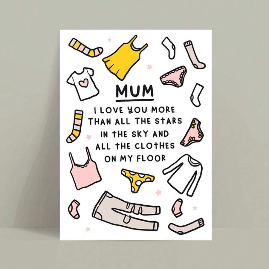 Mother's Day Cards, Pun Greeting Cards, Happy Mother's Day, Fashionable Mother's Day Greeting Cards For Mom, Funny Greeting Cards
