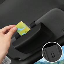 Car Glasses Box, Sun Visor Storage Box, Car Sunglasses Ticket Multifunctional Card Storage Box, Car Interior Storage Box