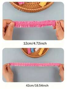 HMQ beauty 50 件/套一次性无菌发网/发帽，适用于艺术化妆、眉毛微刀片、浴帽、弹力浴帽、防水美发沙龙帽、头发护理帽、酒店发帽