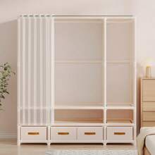 Armoire de chambre pratique et élégante, Porte-vêtements sur pied, Porte-vêtements robuste, Armoire de luxe à haute capacité, Armoire de rangement de vêtements à assemblage facile, Vêtements, Pantalons, Couette, Disponible en plusieurs tailles et styles, Grande capacité et assemblage facile