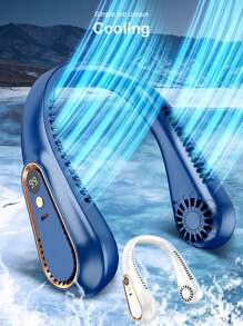 Lairen Neck Hanging Fan, Portable Bladeless Neck Hanging Fan With 5 Adjustable Speeds, LED Display, Suitable For Students, Office, Outdoor Work, Travel, Perfect Gift