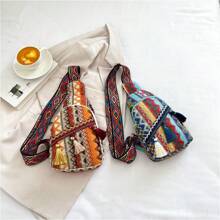 1pc New Western Asian Women's Shoulder Bag Fashion Crossbody Bag Chest Bag Handbag