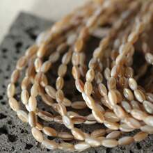 1 Peça de Contas de Pérola de Semente Bege em Forma de Pinguim Marinho, Contas de Pérola de Semente Multicolorida, 3*5mm, Adequada para Fazer Pulseiras e Colares Femininos, Adequada para Acessórios Feitos à Mão DIY