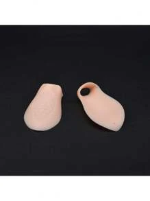 6 件优质脚趾分离器，舒适的橡胶脚趾保护器，亲肤材质，对脚无害，长期穿着舒适，柔软灵活，男女通用设计，适合各种尺寸的男士和女士