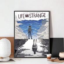 Tranh treo tường (1 cái/3 cái) chủ đề Game Anime cổ điển, Life Is Strange The Storm, không khung, phong cách Club Bar, tranh nghệ thuật treo tường phòng ngủ/phòng học, tranh canvas không khung/có khung. - Nhiều màu - Xem 47