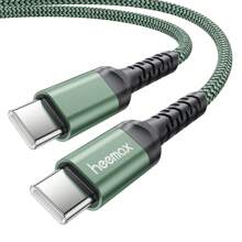 100W USB C 转 USB C 快速充电线，5A PD USB Type-C 快速充电线兼容 iPhone16 15 15 Pro/15 Pro Max Pro/Air iPad Pro Mini 6 三星 S23 S22 Z-Flip Pixel（绿色）兼容 MacBook 兼容 16、16 Pro Max、15、15 Plus、15 Pro、15 Pro Max，兼容小米，兼容 OnePlus Type C 铝合金 - 綠色 - 查看 14